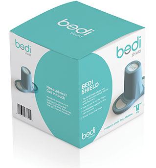 Bedi Shield product packaging